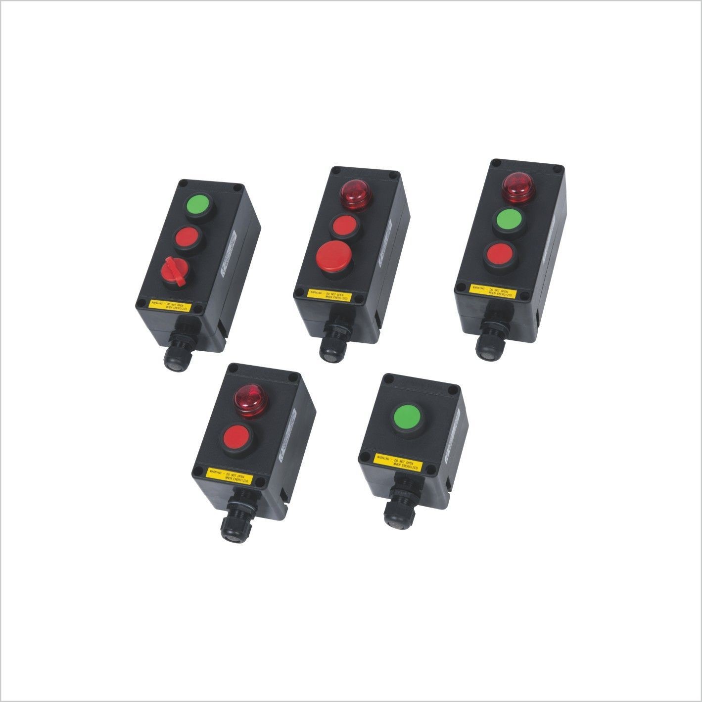 Produk Kategori BZA6050 Series Explosion proof Control Unit System GRP Material Black Color